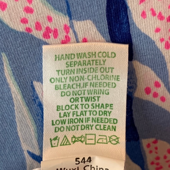 Lilly Pulitzer Wynne Maxi Dress Crew Blue Tint Kaleidoscope Coral - Picture 7 of 9